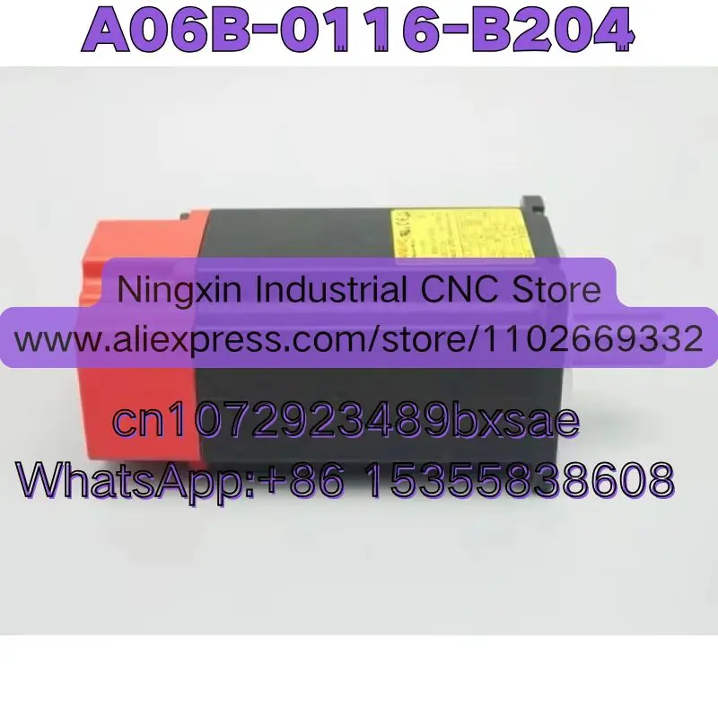 Latest Quotation Second-hand A06B-0116-B204 A06B 0116 B204 Servo Motor Tested OK