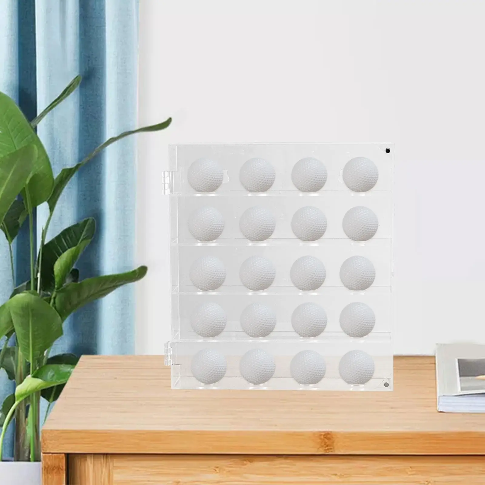 

Golf Ball Display Case Protect 5 Shelves Golf Gifts Clear Showcase Golf Ball Display Rack Golf Ball Holder Holds 20 Balls