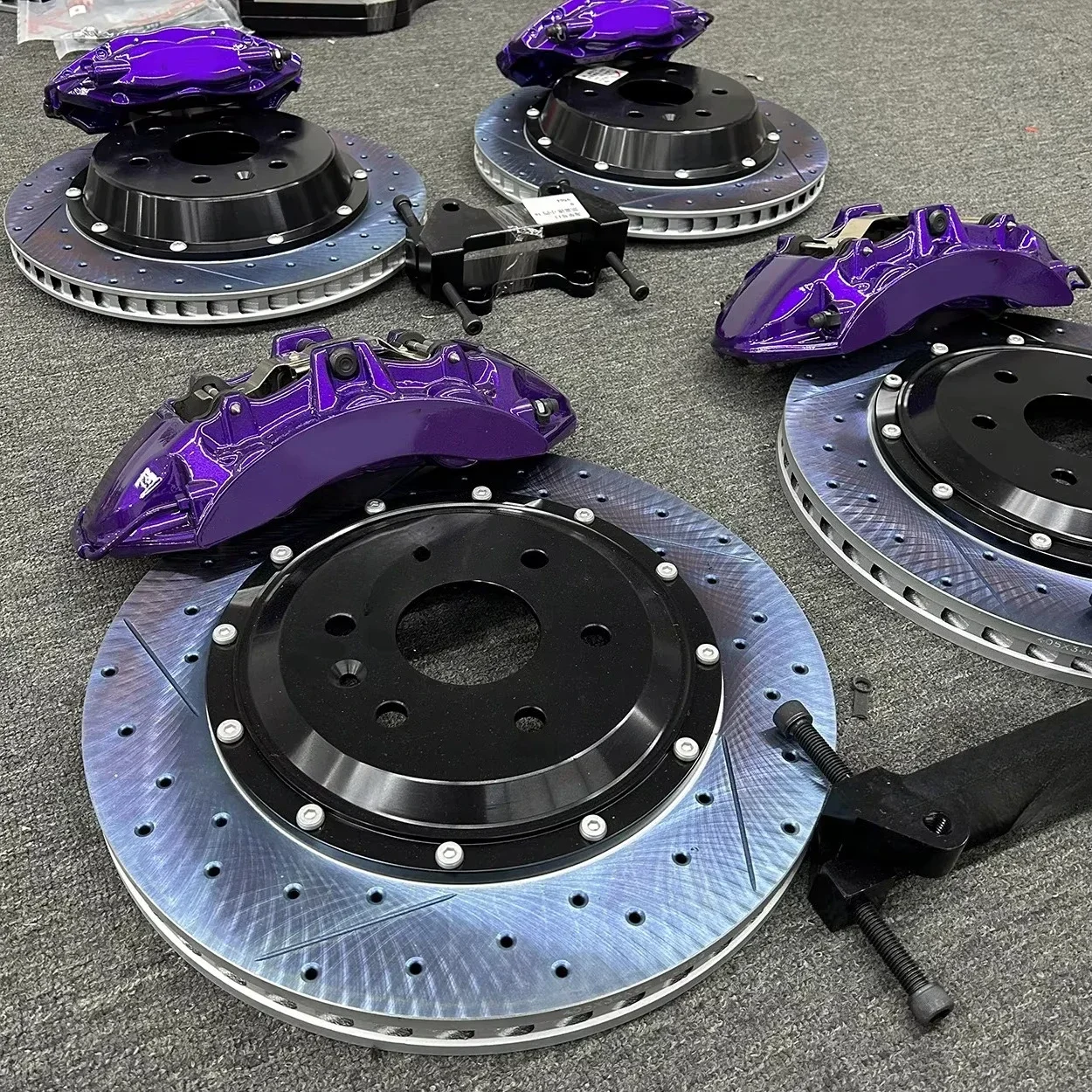 Plug and Play High Quality CaliperS 6 Pot Caliper Big Brake Kit 4 Piston Brake Caliper