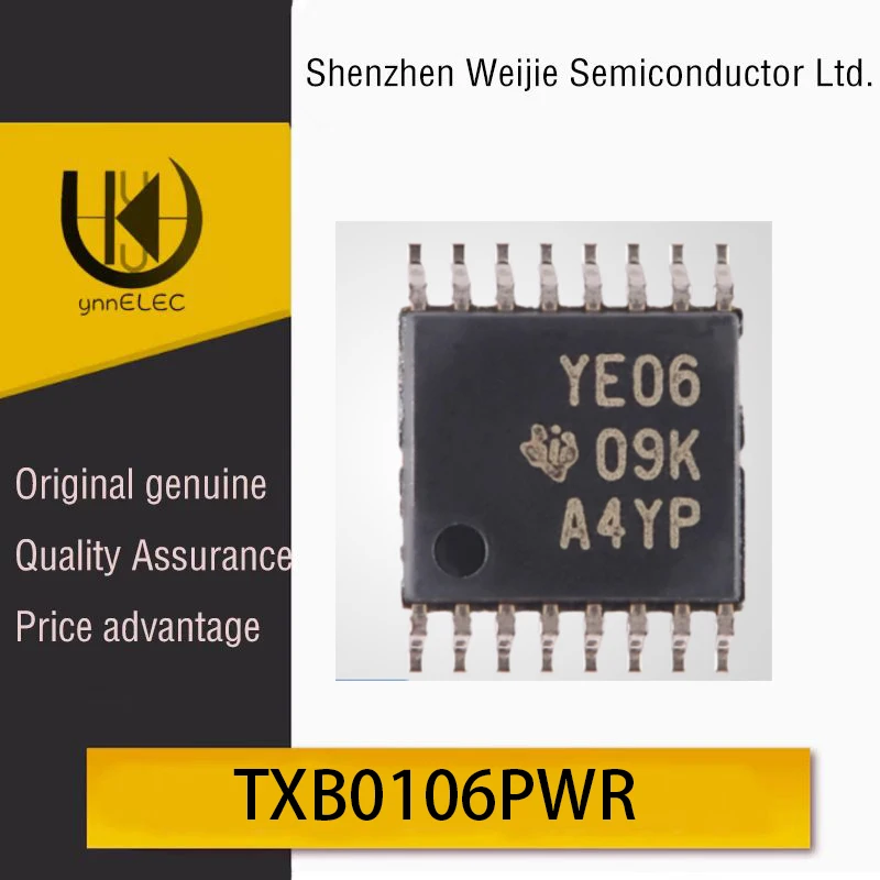 Genuine Original TXB0106PWR TSSOP-16 6-Pin Bidirectional Voltage Step-Down Converter Chip Silkscreen: YE06