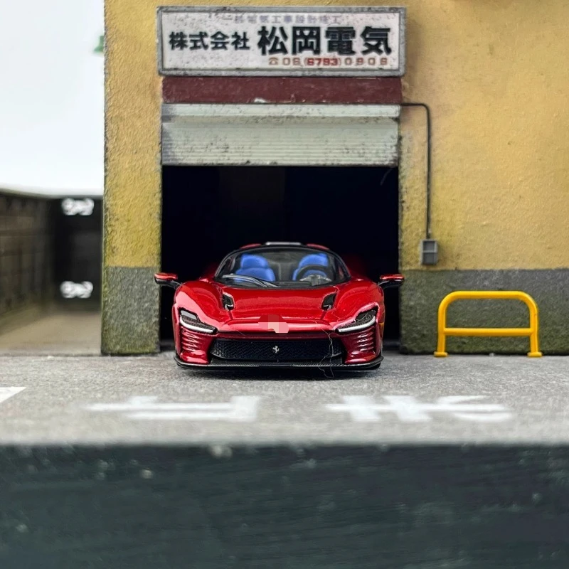 BBR 1/64 Daytona SP3 Rosso alliage jouet véhicule à moteur moulé sous pression en métal modèle cadeaux