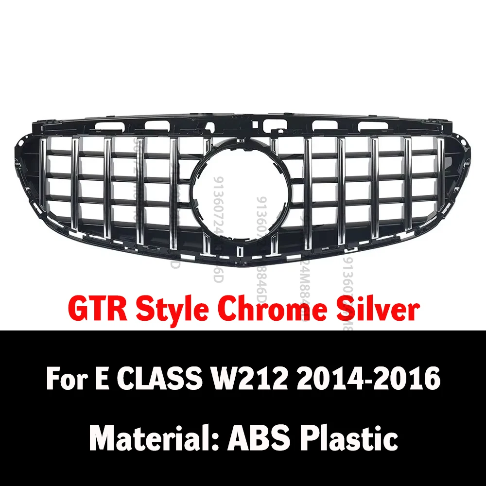 

Stylish Front Grille Replacement for 2014-2016 E-Class W212 - Restores Factory Look with Aggressive Edge