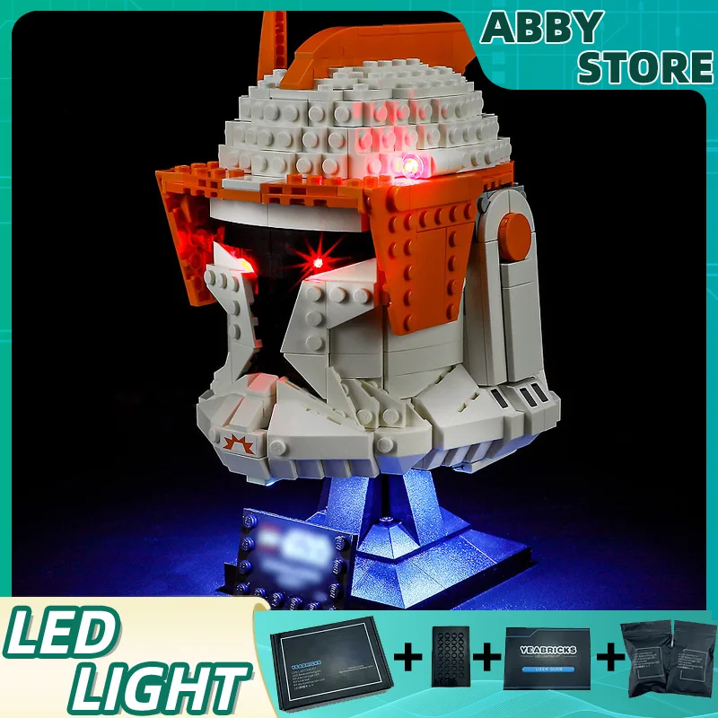 Kit de luz LED DIY para casco LEGO 75350, clon Commander, Chie (solo luz LED, sin modelo de bloques)