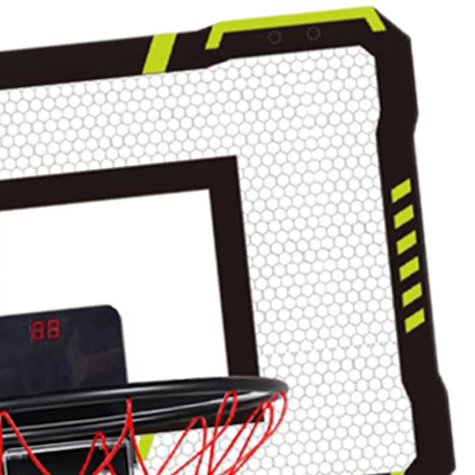 

Basketball Hoop with Electronic Scoreboard Sturdy Basketball Frame Outdoor Sports for Teens Adults Children Boys Girls Door