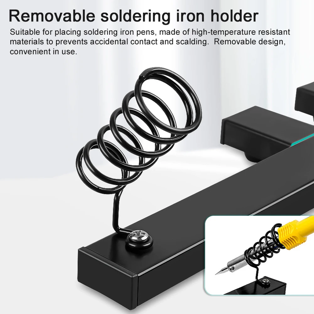 Circuit Board Welding Repairing Disassembly Fixture Holder 360° Rotation MainBoard Clamp Soldering Iron Pen Rack Circuit Board