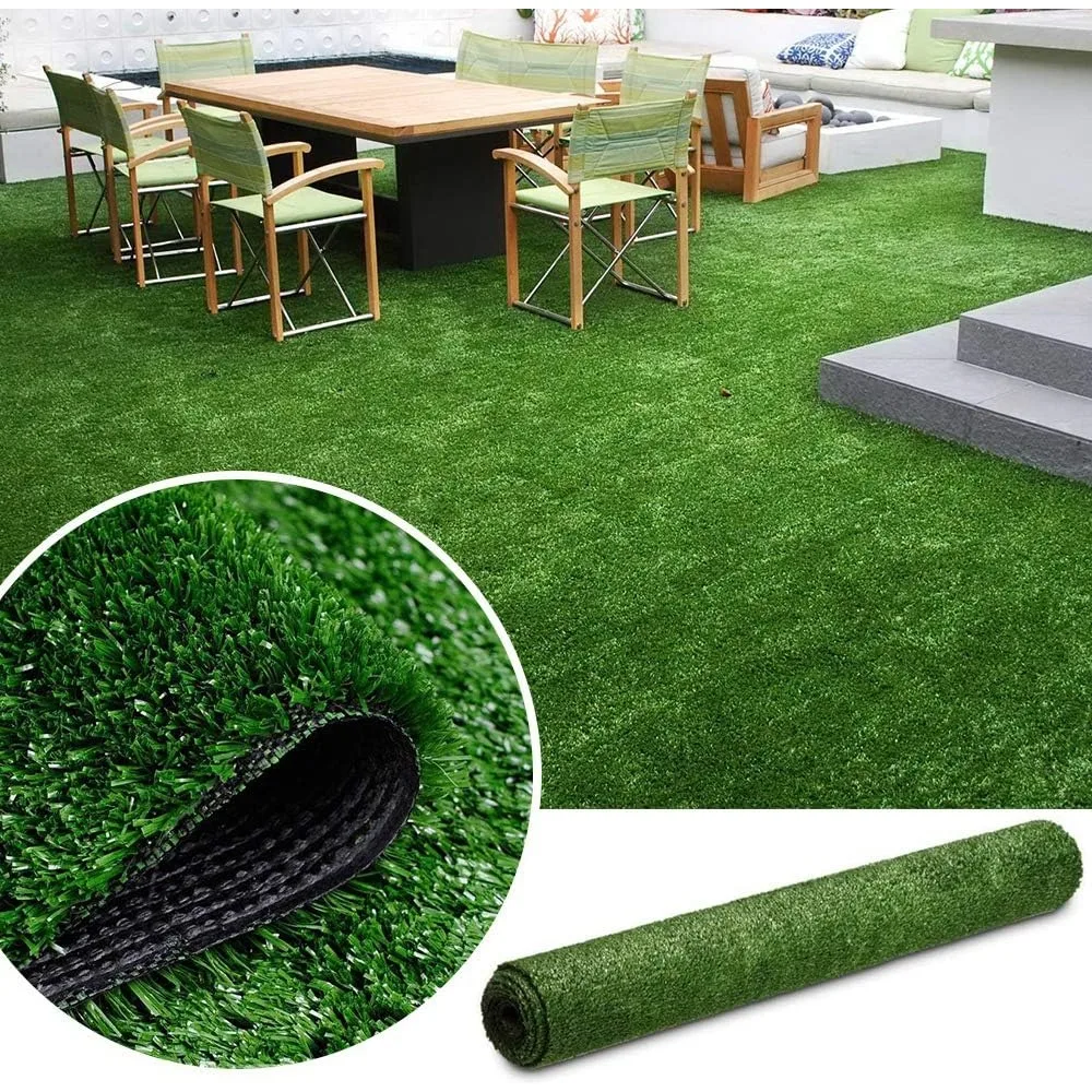 

Artificial Grass Turf Lawn , Synthetic Grass Mat 0.4inch Pile Height, Backyard Patio Garden Balcony Rug,Artificial Grasses