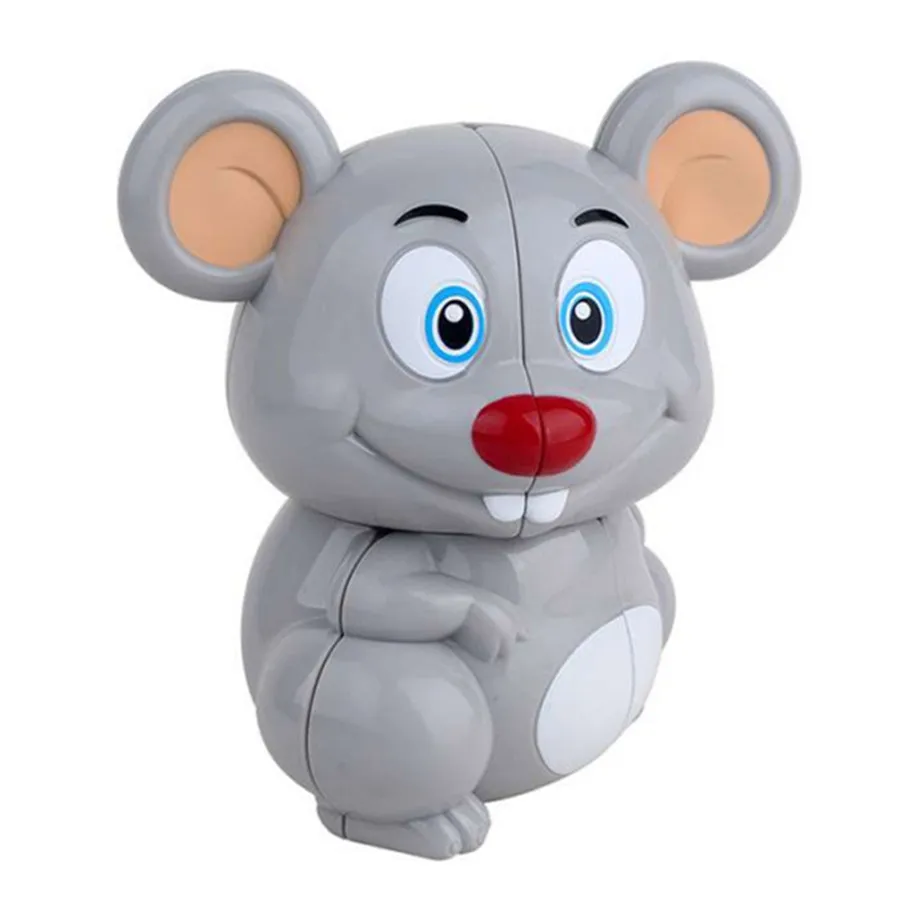 

Yuxin Cartoon Animal Design 2x2 Magic Cube Panda Tiger 2x2 Mini Keychain Puzzle Toys For Children Kids Gift Toy