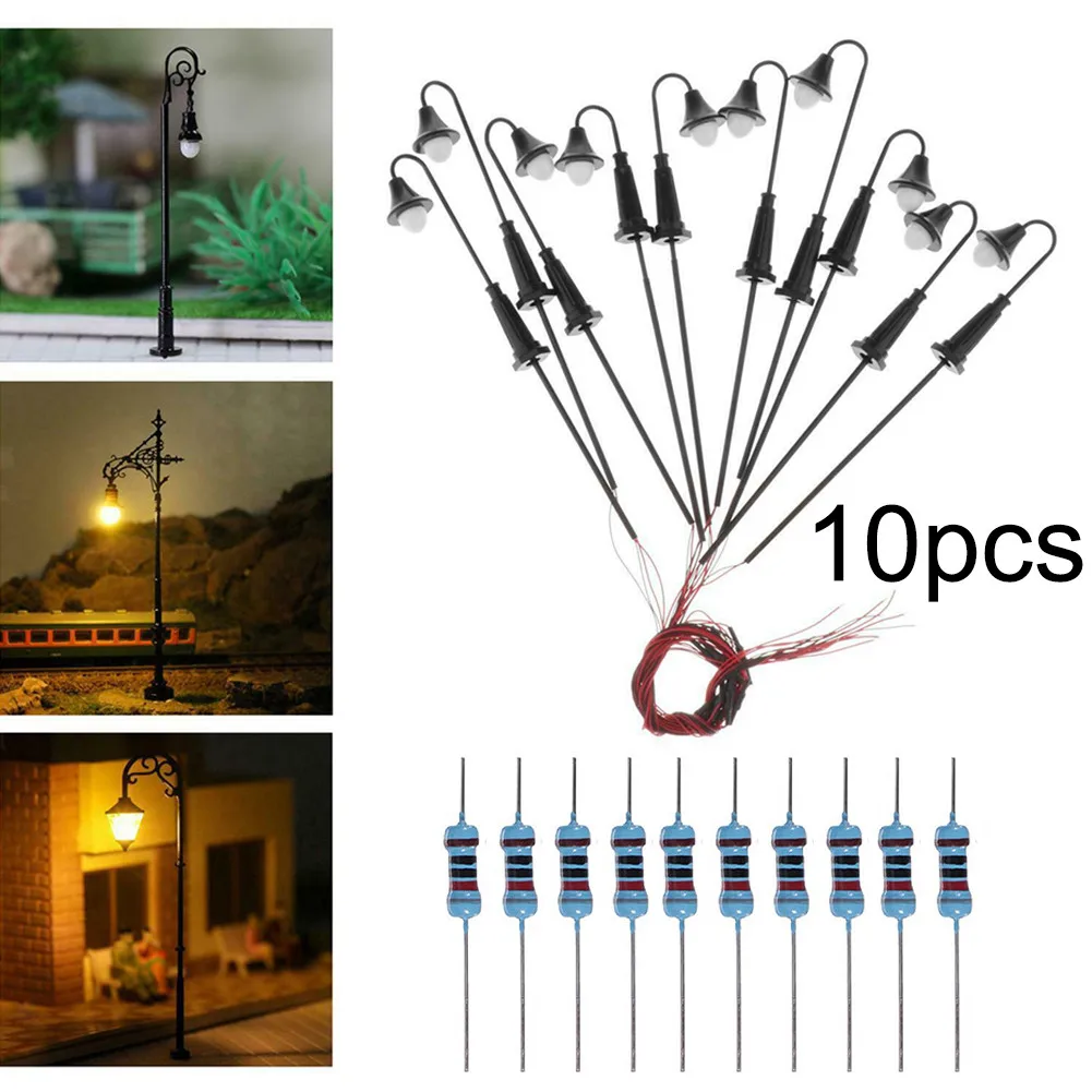 Lighting Solutions Ten Piece Set of Model Train LEDs Designed Specifically for HO OO and For TT Scale Environments