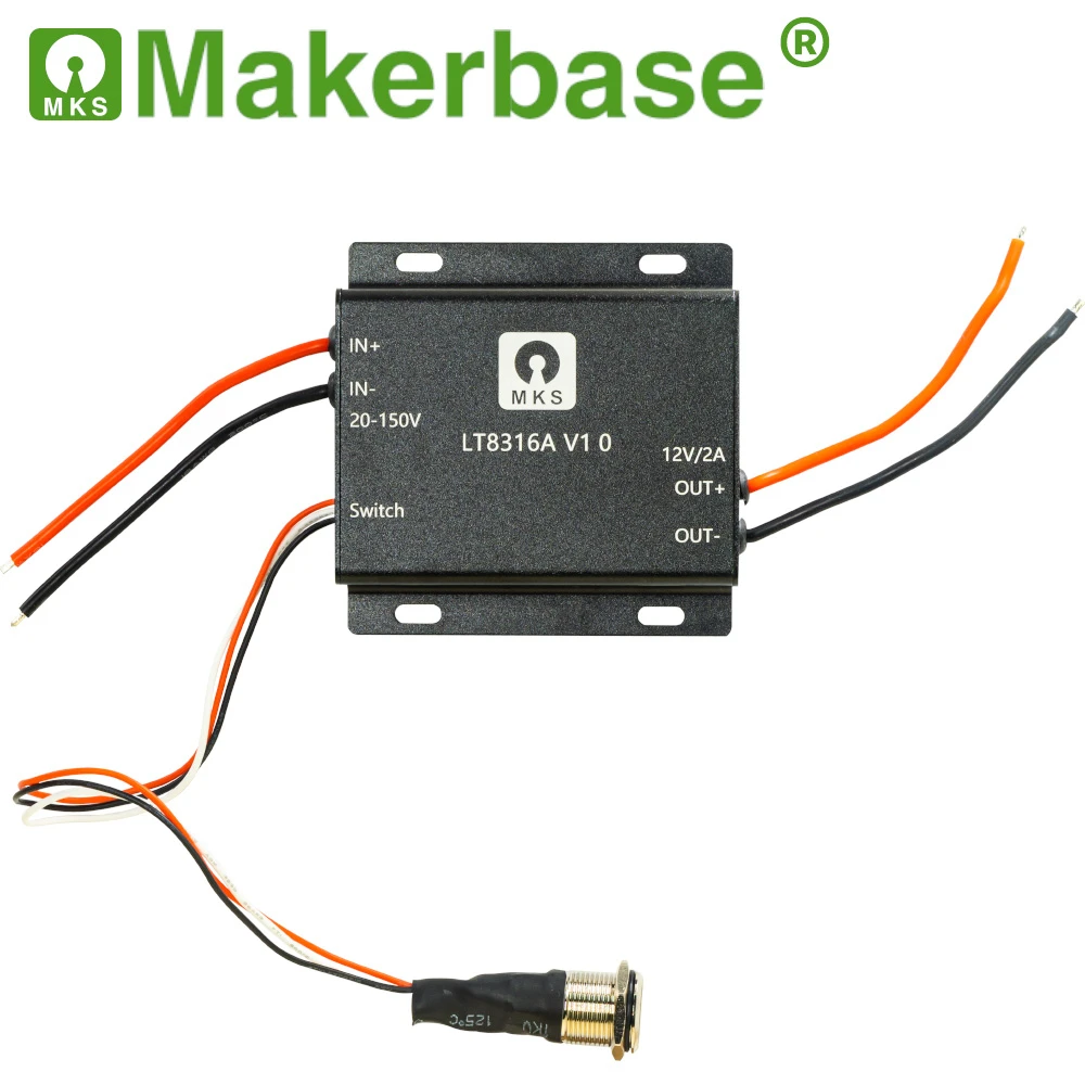 MKS LT8316A Step Down Module 20-150V to 12V 2A High Voltage Buck Converter for VESC Esk8