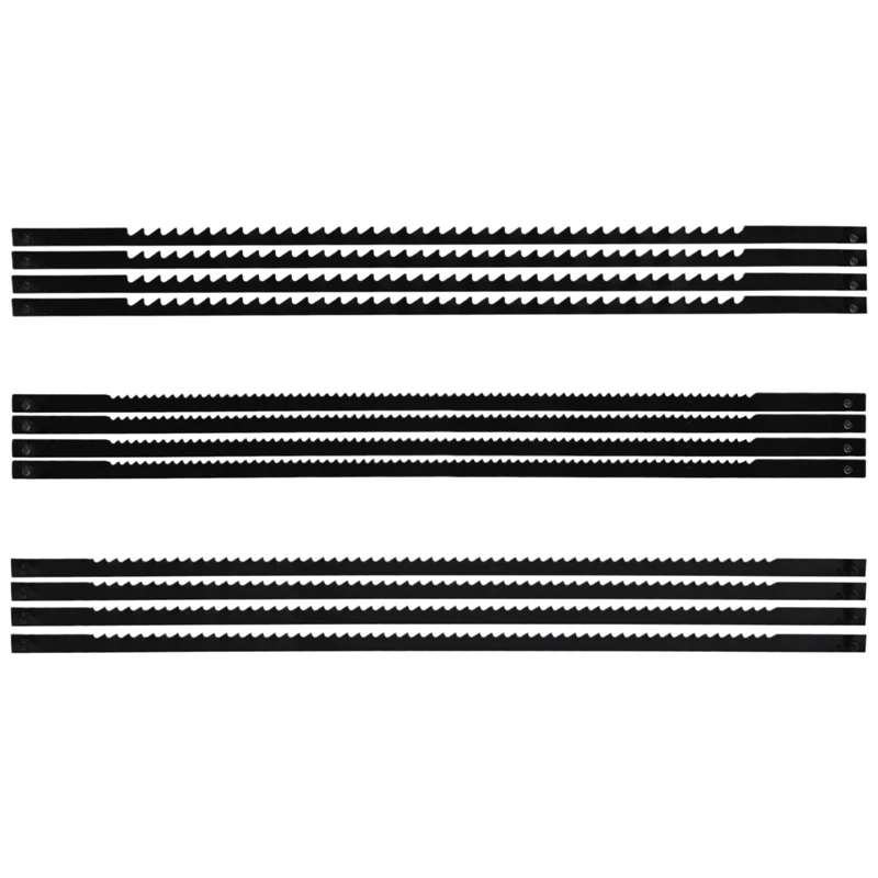 Hoja de sierra de calar ABXF de 5 pulgadas, paquete de 36, compatible con todas las máquinas requieren 5 pulgadas. Sierra de calar con extremo de pasador - 10 TPI, 15 TPI, 18 TPI