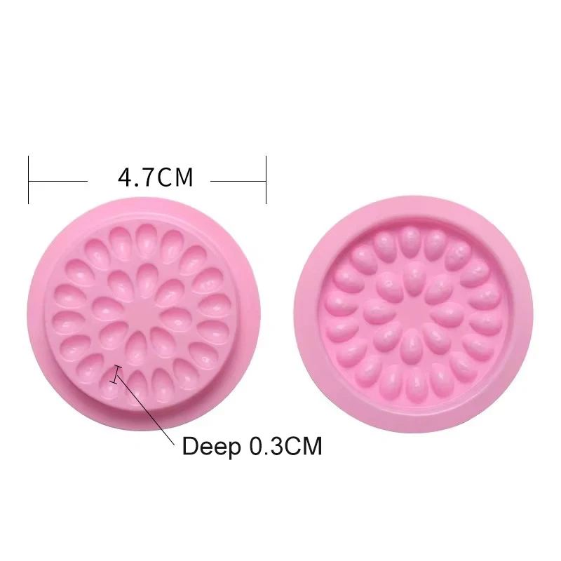 20/100pcs Eyelash Glue Stand Holder Eyelash Extension Supplies Adhesive Pallet Plastic Gasket Eye Lashes Glue Pads Makeup Tool