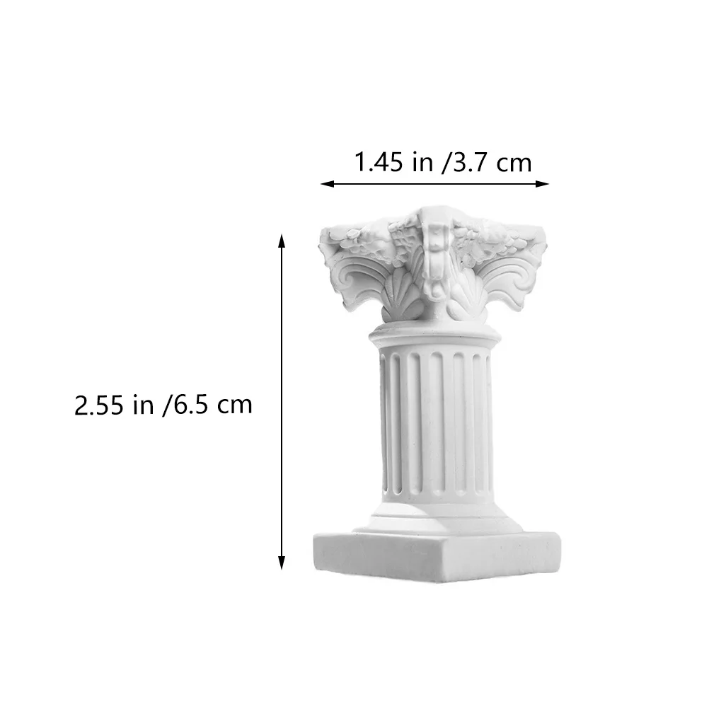 

8Pcs Roman Pillar Statues Resin Pedestal Stand Stable Non Slip Indoor Outdoor Decor Roman Pillar Statues Photo Props