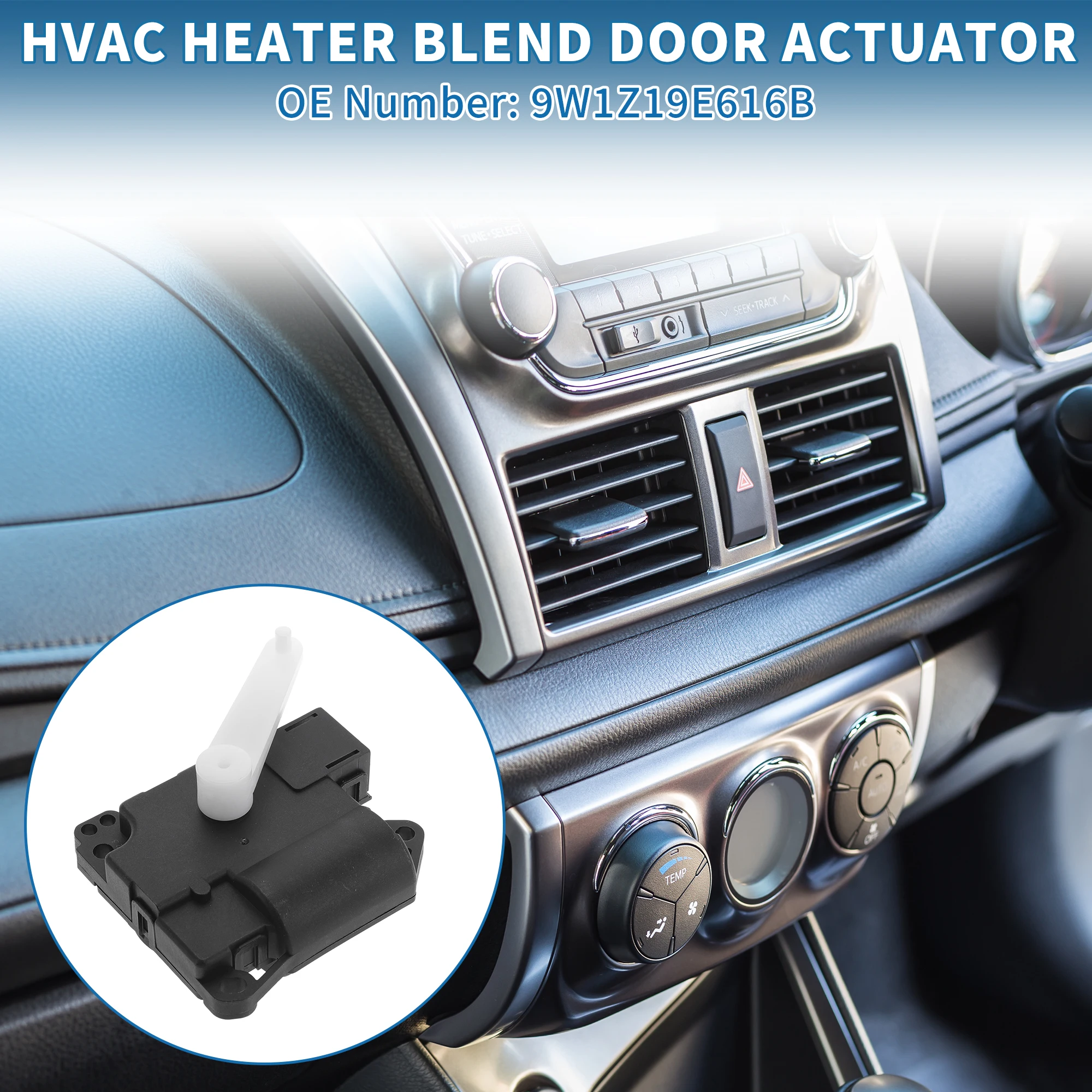 

UXCELL No.9W1Z19E616B HVAC Heater Blend Door Actuator for Lincoln Town Car 2003-2011