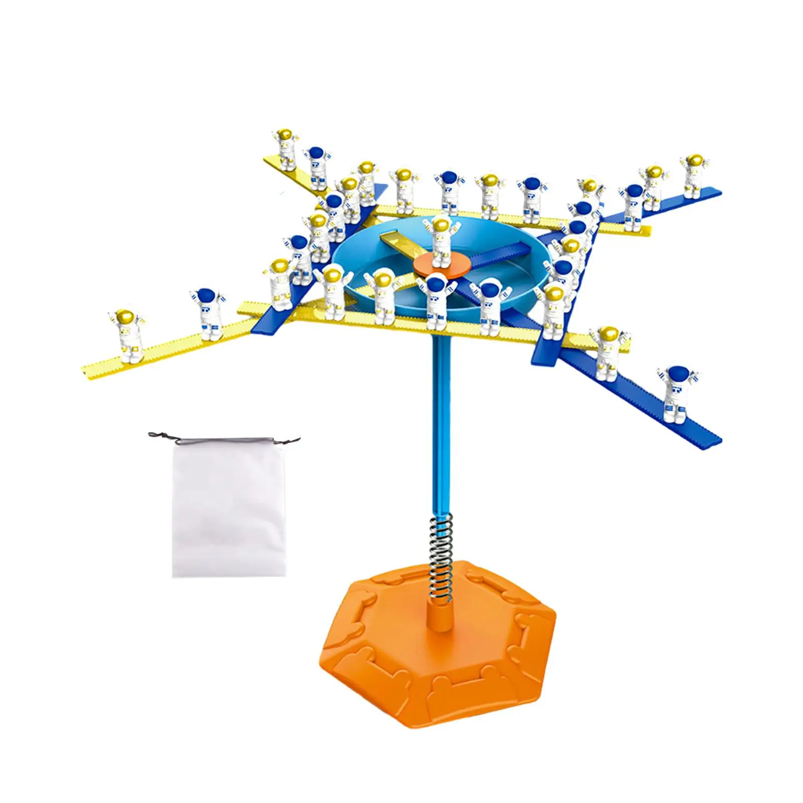 Juguete sensorial de equilibrio apilable de astronauta, bloques de construcción de equipo, juego familiar, regalos de cumpleaños, edad preescolar, niños de 4, 5 y 6 años