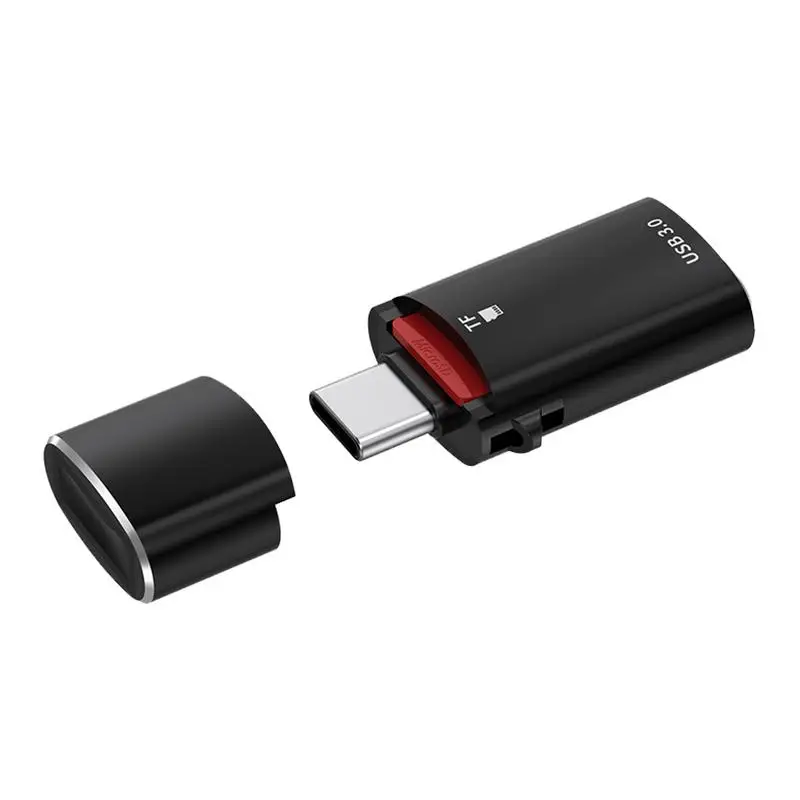 SDs TF قارئ بطاقات الذاكرة 2 في 1 الهاتف المحمول USB قارئ بطاقات المحمولة نوع-C إلى USB 3.0 عالية السرعة TF قارئ بطاقات محول ل