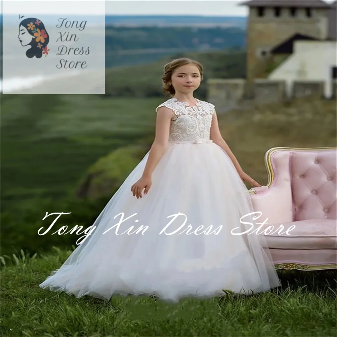 Vestidos de Niña de las Flores Personalizados, Vestidos de Princesa para Cumpleaños, Bodas, Bailes, Disfraces, Ropa para Invitados de Primera Comunión