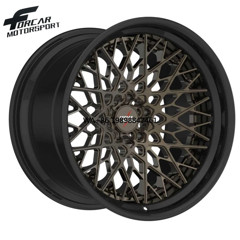 Two-Piece Forged Custom Design Passenger Car 16-24 Inch Forcar Manufacture Custom Motorsport Alloy Forged Wheels Rims
