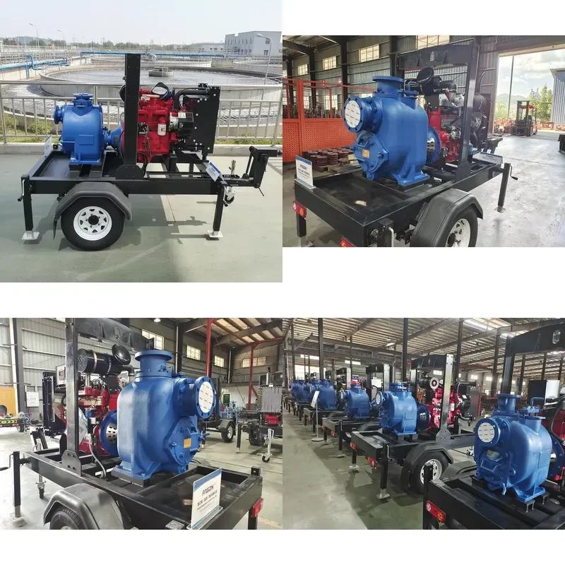 2-12 inch precision machining heavy industrial self-priming waste centrifugal diesel water pump, suitable for municipal