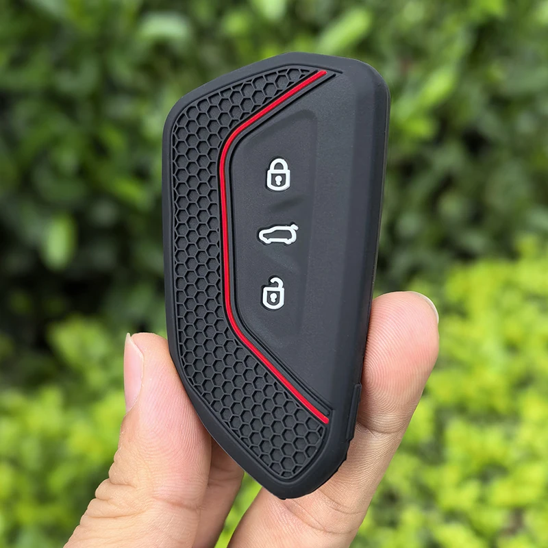 Car Key Case Silicone Cover For VW Volkswagen Golf 8 MK8 ID3 ID.4 Cupra Formentor Tarraco Skoda Octavia A8 SEAT Leon MK4 view 5