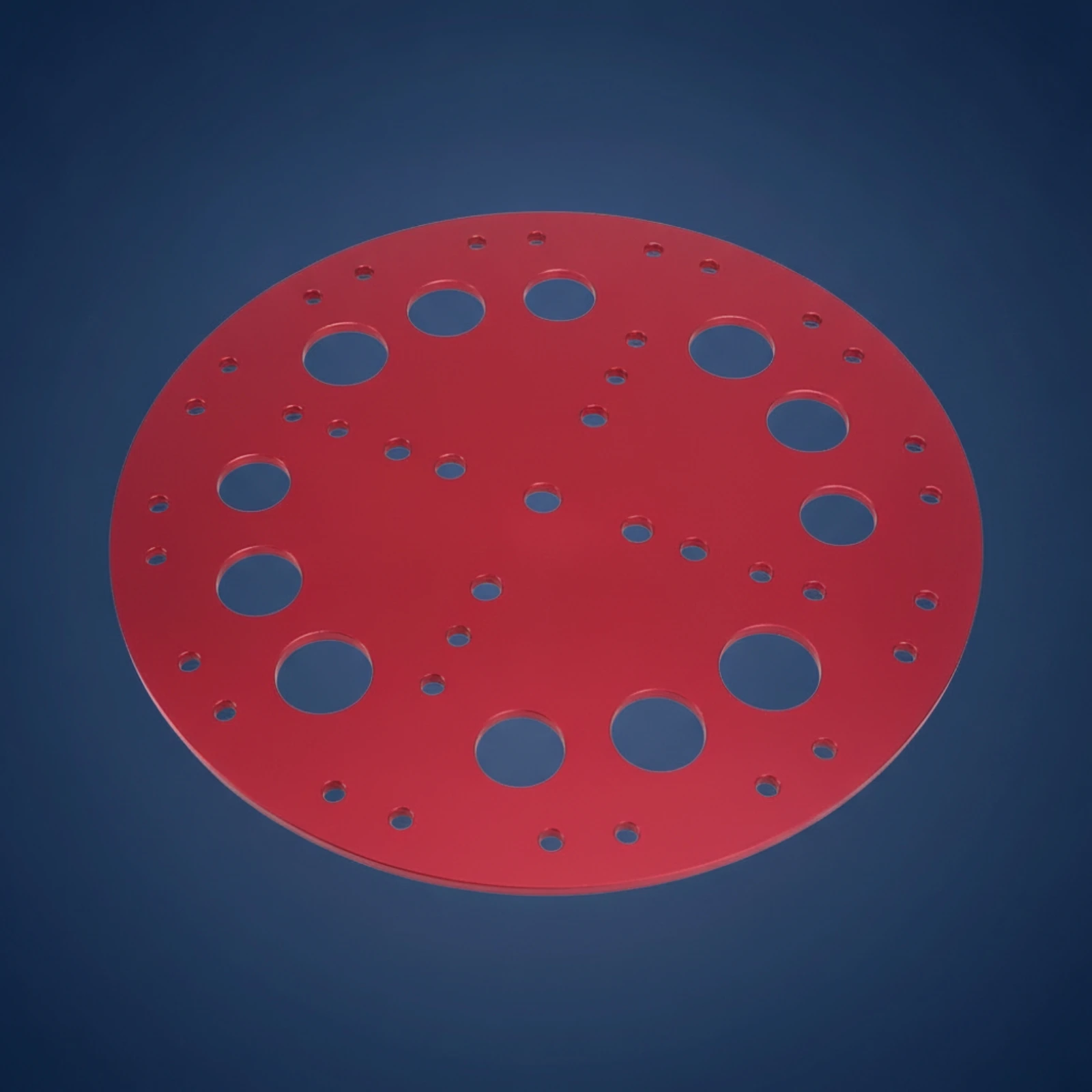 

Freediving Bottom Plate Perforated Freediving Plate with Holes Diving Gear Round Flat for Freedivers, Underwater Setup