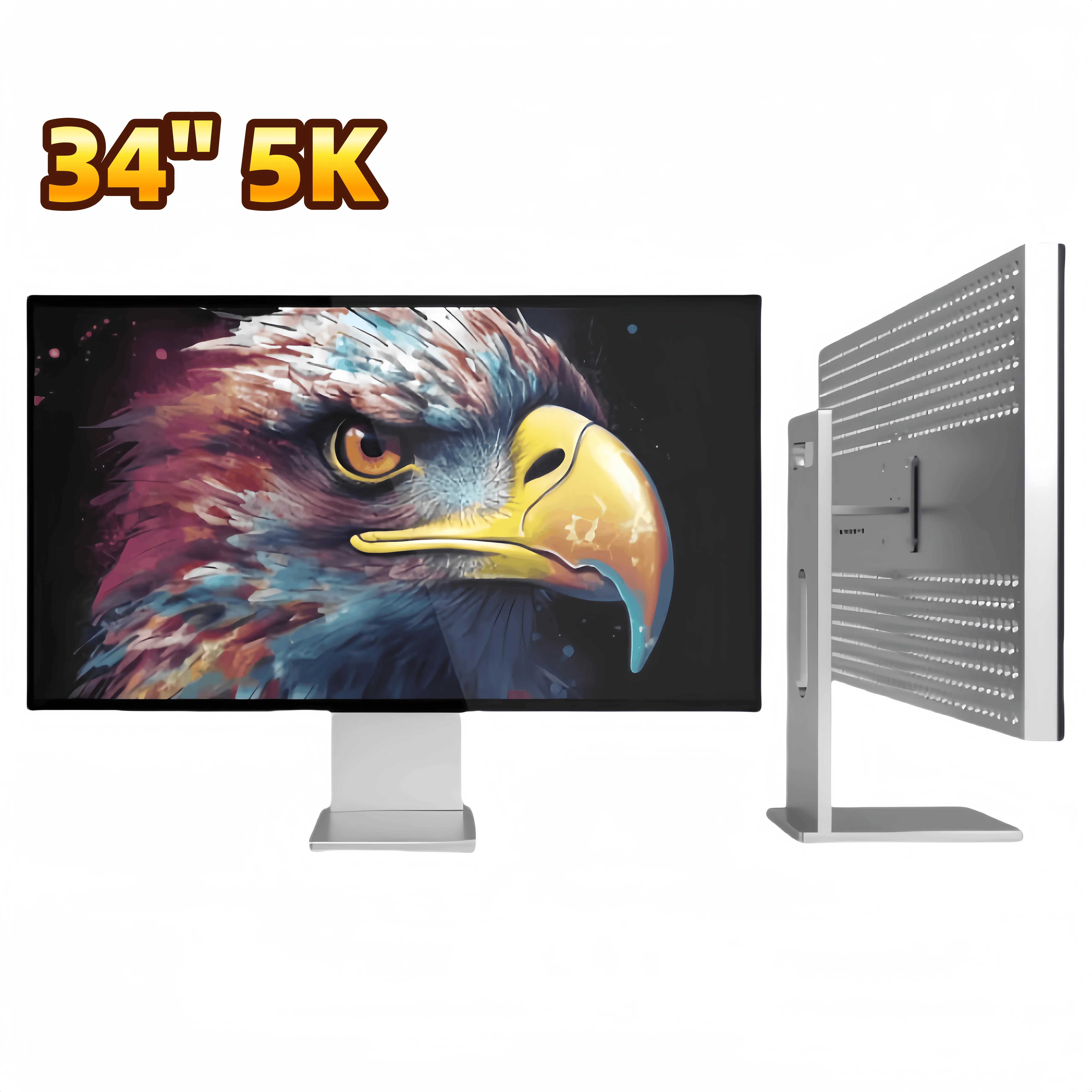 5120*2160 Monitor 34 inch 21:9 Ultra Wide LG IPS HD Desktop PC Dual Screen Type-c Gaming Monitor