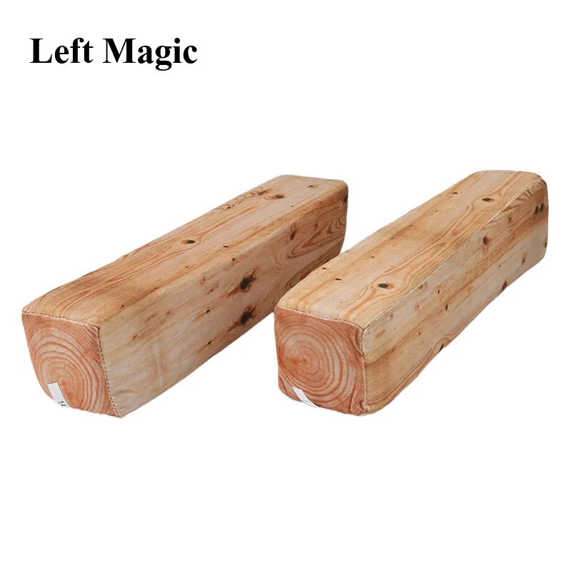 Super Lifelike Sponge Wood Block Magic Tricks Funny Fake Stick For Comedy Magicians Stage Street Gimmick Props Accessories