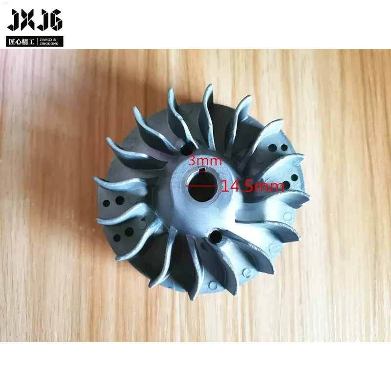 XMSJ Flywheel Rotor Replacement Parts for 71CC 1E50F-1 50F-1 2-Stroke Engine Earth Auger Earth Drill Hole Digger Agricultural