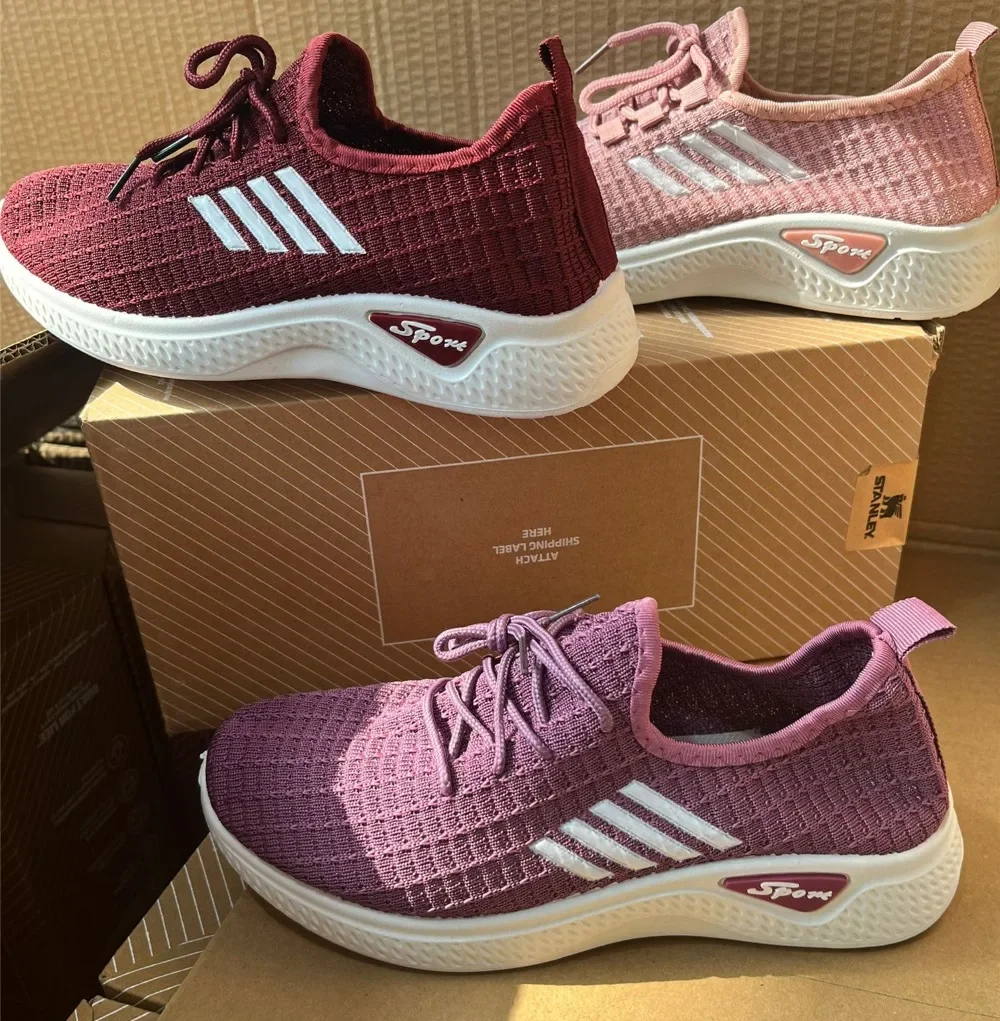 2025 NEW Trendy Coconut Shoes Fashionable Women's Sports Shoes with Breathable Soft Soled Mesh, Lightweight Casual Flats image 6