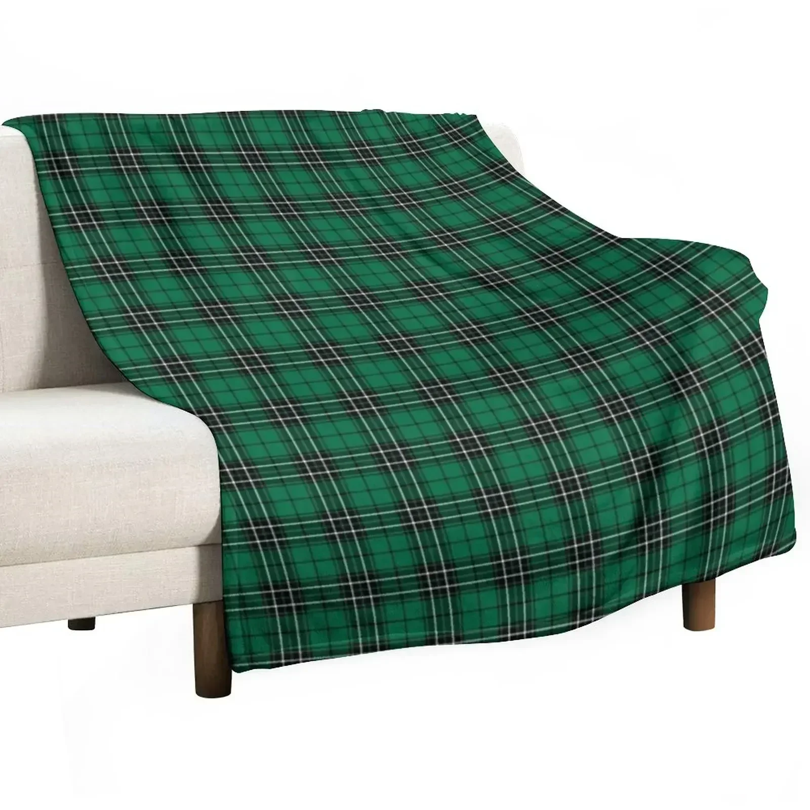 Clan MacLean Hunting Tartan Throw Blanket Furrys Blankets Sofas Of Decoration Blankets