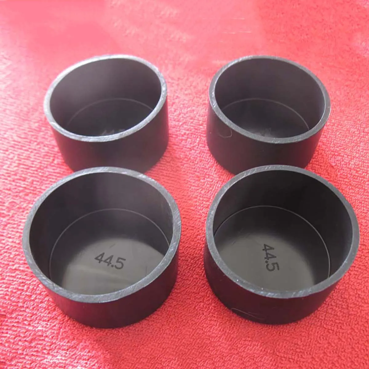 1/5/10Pcs Silicone Round End Cap Tube Cover Size(A) 32.5/34.5/36.5/38.5/40.5mm Black Steel Pipe Protection Cover Chair Foot Pads