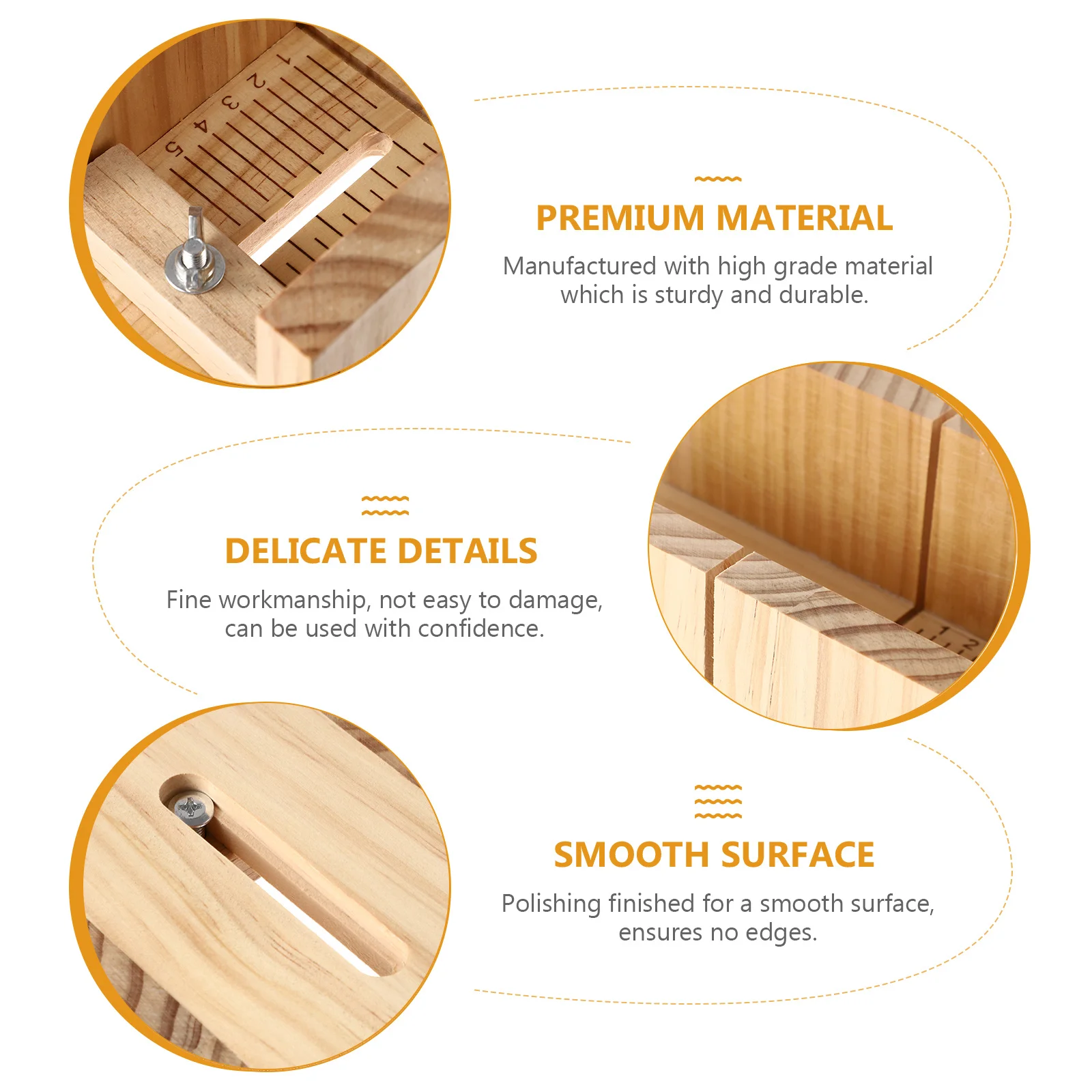 

Wooden Adjustable Handmade Making Tool Precision Cutting Smooth Finish Bar Division Craft Shaping Box Wooden Soap Cutter