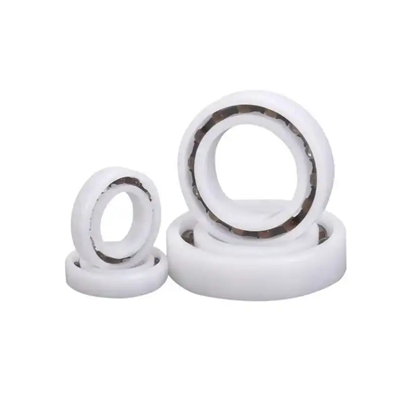 2 buah 6800 6801 6802 6803 6804 6805 6806 6807 6808 6809 6810 POM plastik bola kaca bantalan isolasi tanpa karat