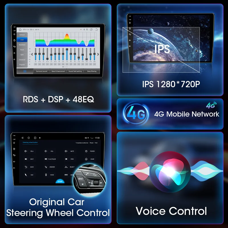 10 بوصة أندرويد السيارات Carplay راديو السيارة لهوندا سيفيك 8 2005 - 2012 السيارات نظام ذكي الوسائط المتعددة 4G الملاحة لتحديد المواقع #5