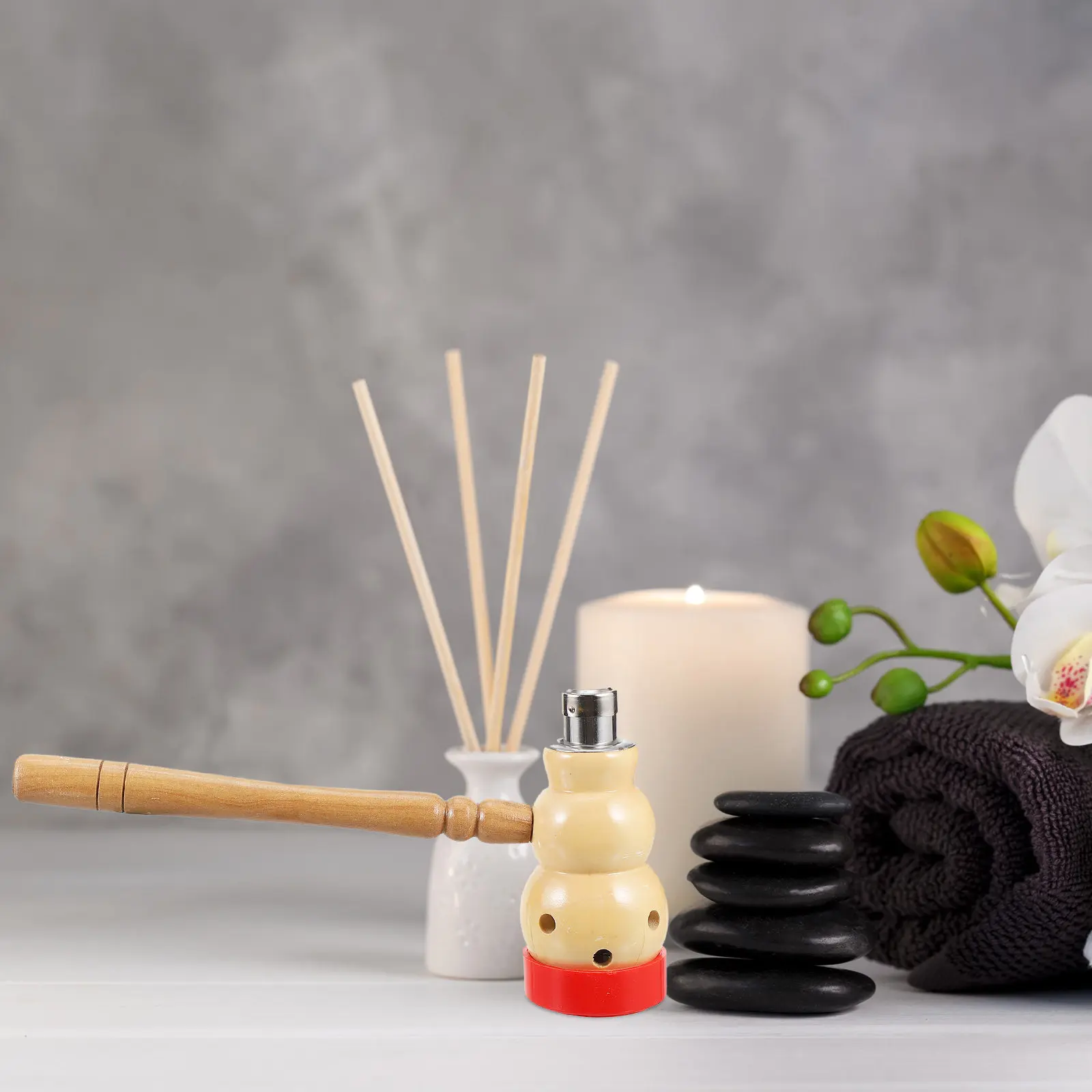 

Набор: Автоматический портативный вращающийся винтовой дозатор для моксы с эргономичной ручкой и восковой подушечкой для дома и салона