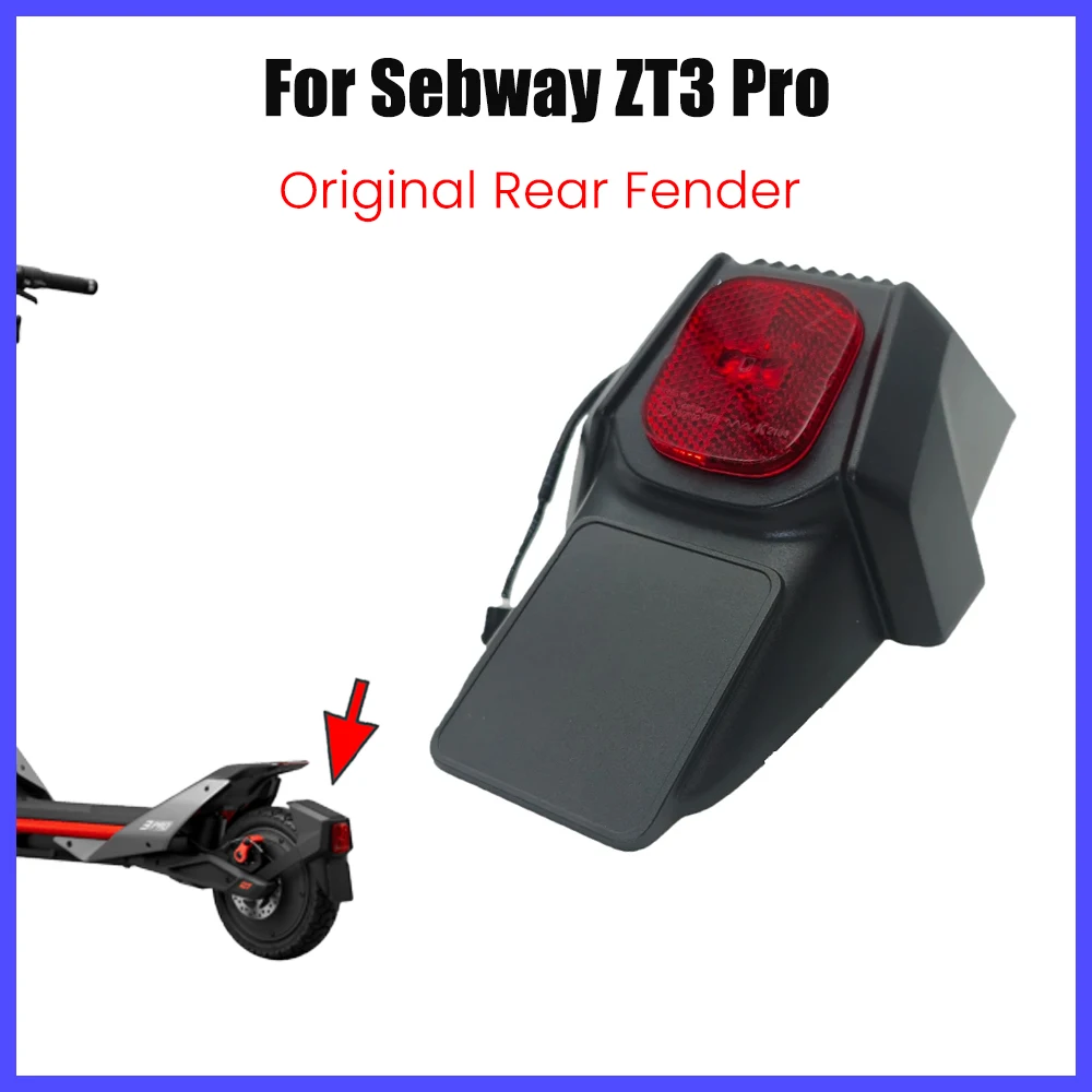 

Оригинальное заднее крыло E-KickScooter с задним фонарем в сборе для Segway ZT3 Pro, брызговик для электрического скутера, включает стоп-сигнал
