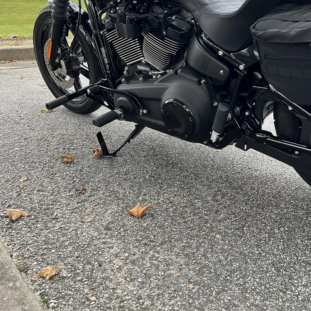 حارس المحرك بقضيب تحطم ربط الطريق السريع يناسب Harley Softail Slim Breakout 117 FXBR Deluxe FLDE Fat Boy 114 Low Rider Street Bob