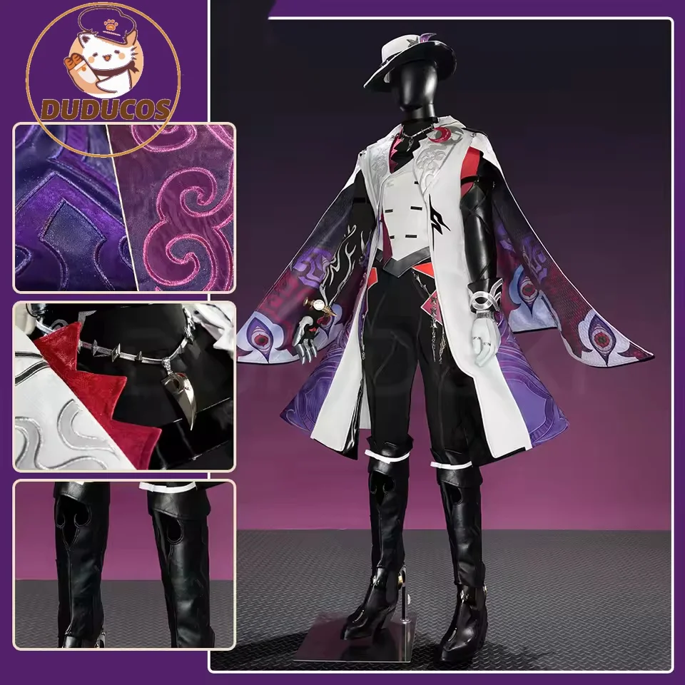 

DUDU SSR Honkai Star Rail Ashveil Cosplay disfrazs Fancy Party Suit Halloween Carnival Uniform Anime Custome Carnival Cos Props