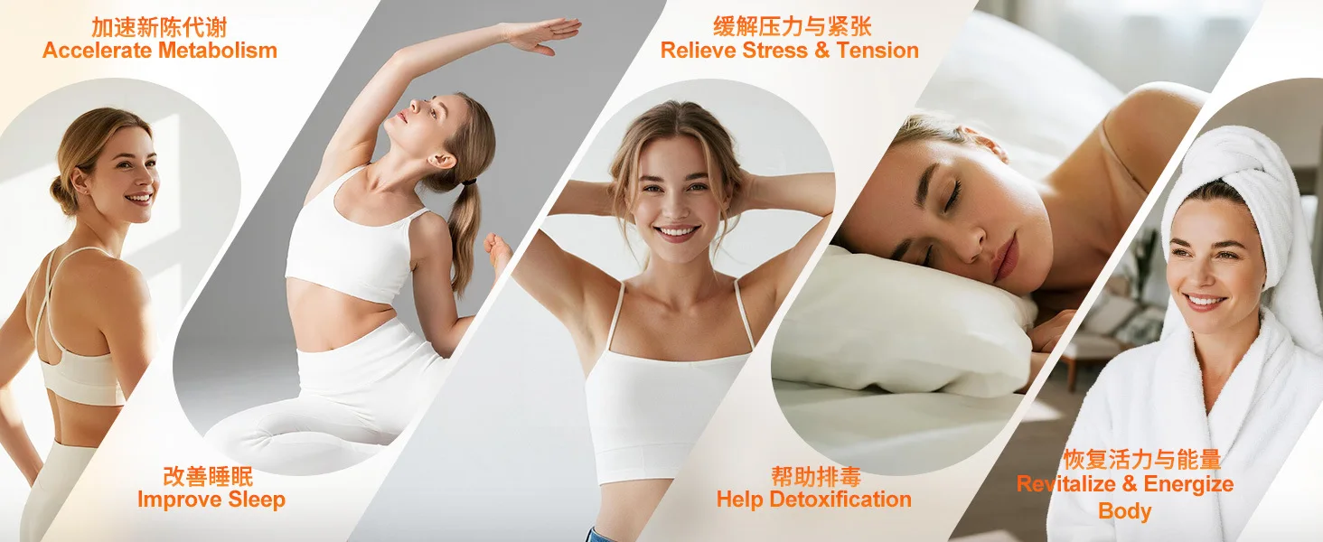 Pentagonal Foldable Full Body Steaming Box   Por  Sauna Box for Personal Home Spa Detox Sweating