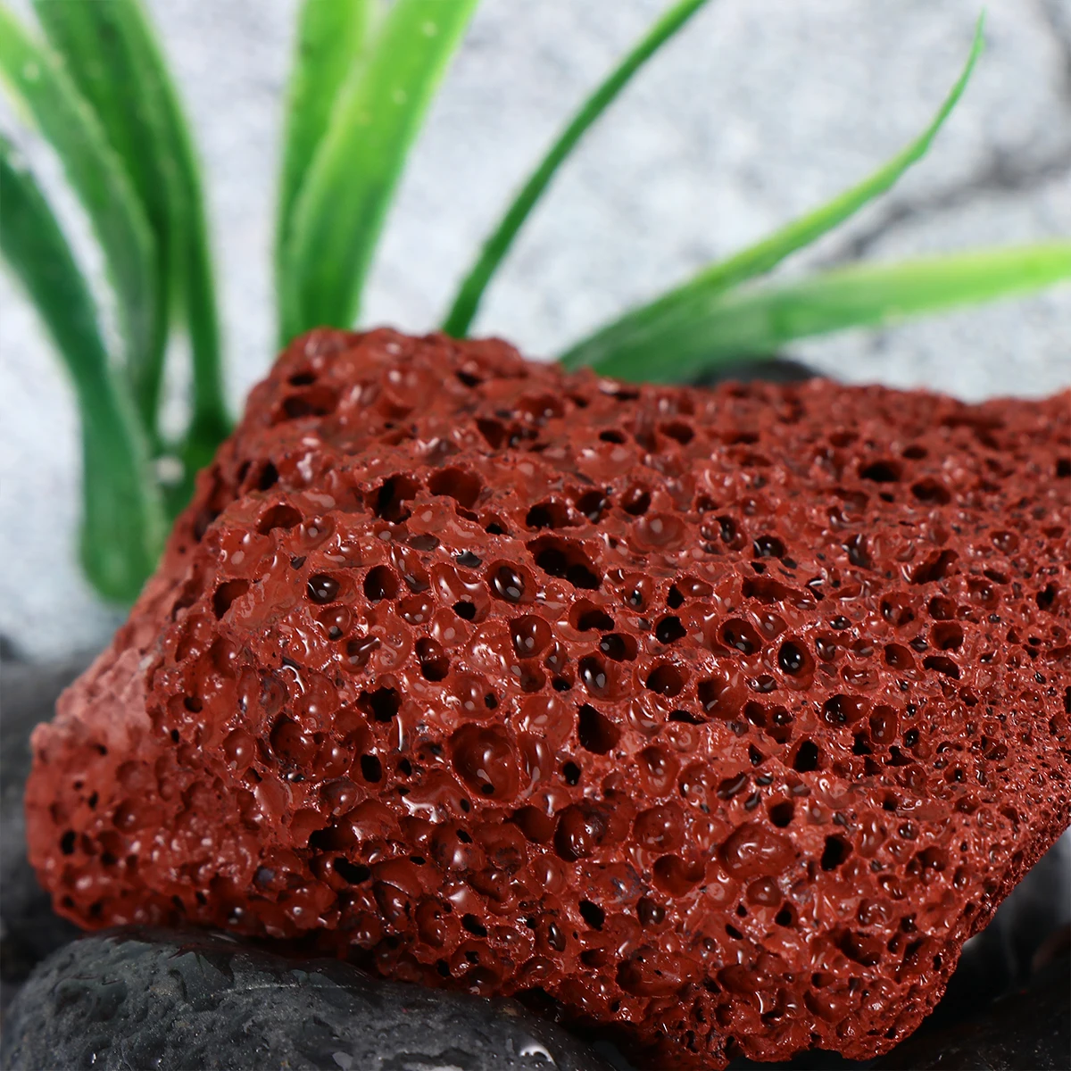

500g Lava Stones Filter Stone Bio Filtermedium Rockeries Decoration for Fish Tank Garden Soil Stones Filter Stone