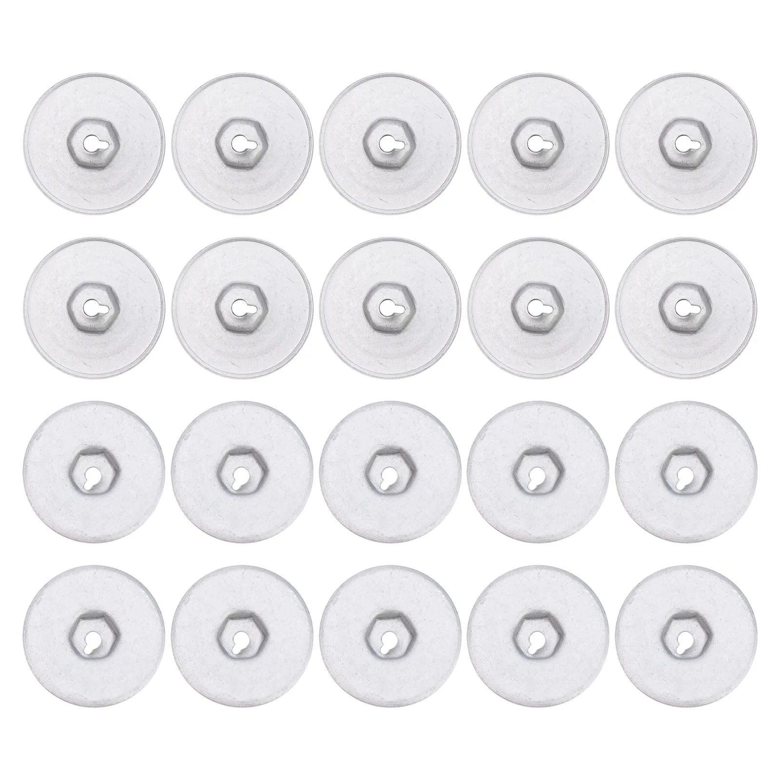 20Pcs Auto Wärme Schutz Blatt Mutter Metall Verschluss Clip FÜR BMW Für MINI 07146949380 Schild Körper Chassis Mutter auto Muttern Schrauben
