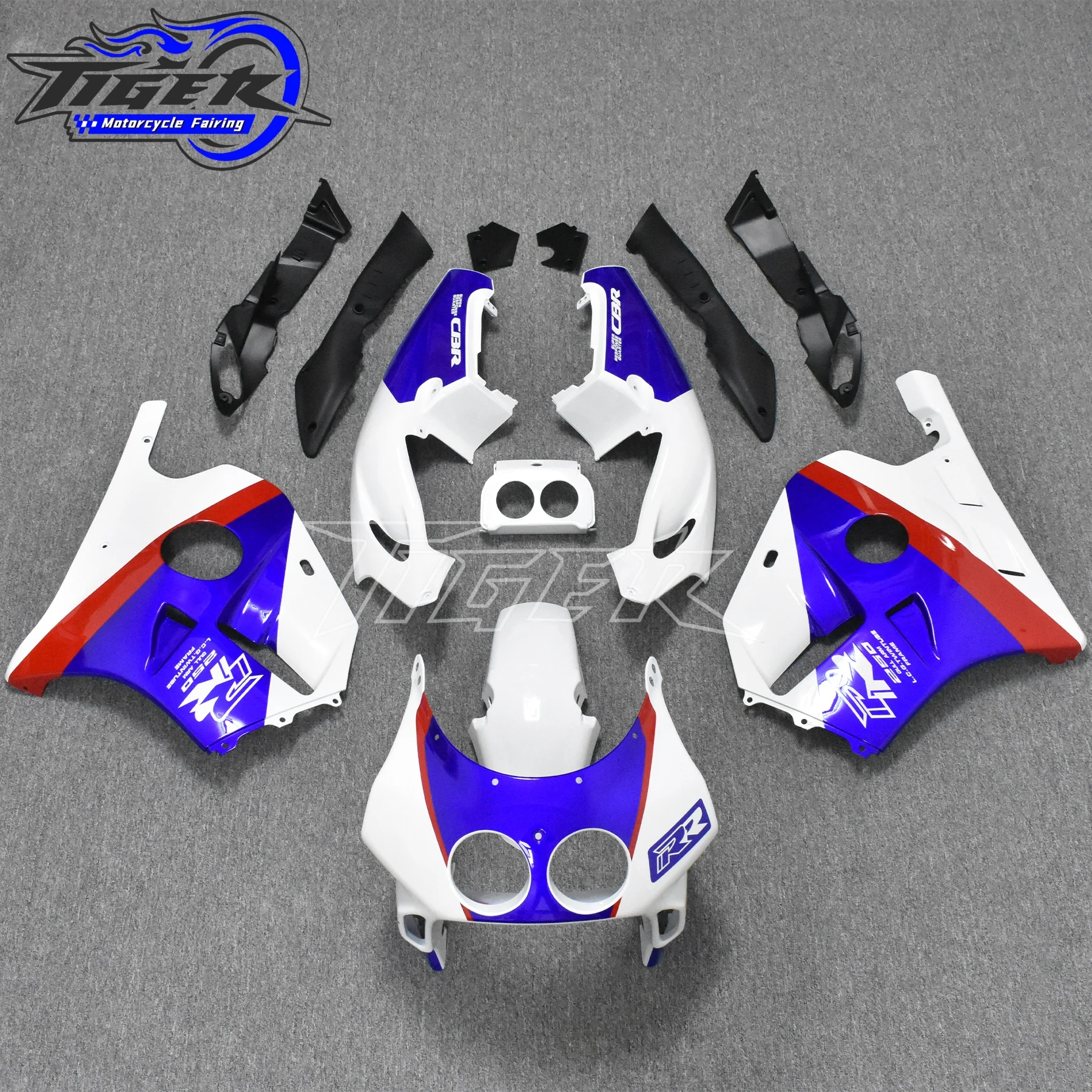 

Moke moto Motorcycle Bodywork Set For Cbr250rr Mc22 1990 1991 1992 1993 1994-1999 Fairings Kit Fit Abs White Red Bule