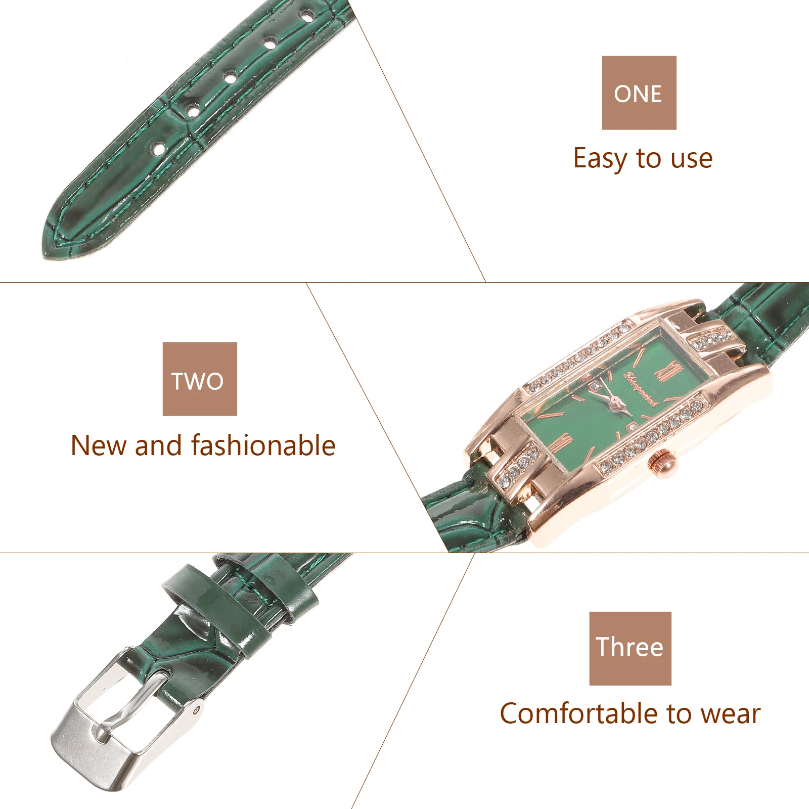 

1pc Fashion Women Quartz Watch Adjustable Strap Durable Alloy Roman Numeral Gift Wrist Watch For Daily Party School