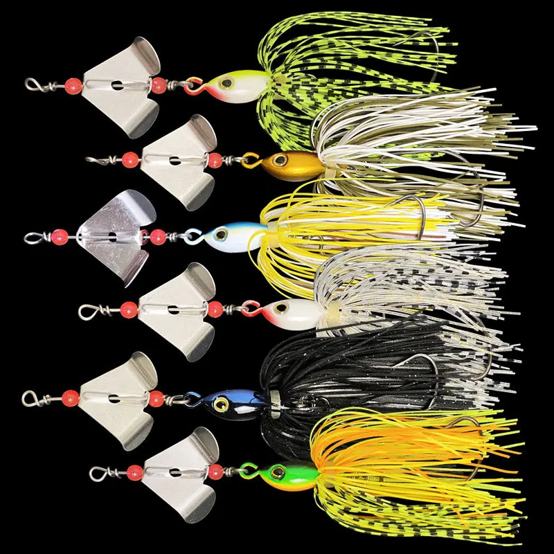 New arrival spinner bait fishing lure Chatter bait Dancer Buzzbait for bass pike