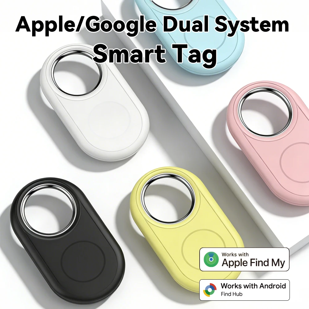 Universal Smart Tag  for Apple Find My & Google Find Hub APP Global Positioning Tracker for Keys Wallet Luggage No Monthly Fee