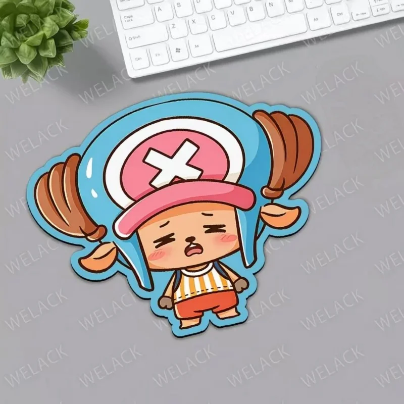 Picture 7: One Piece cartoon anime character cute mouse pad Japanese-style non-slip mouse pad two-dimensional Zoro laptop keyboard mat