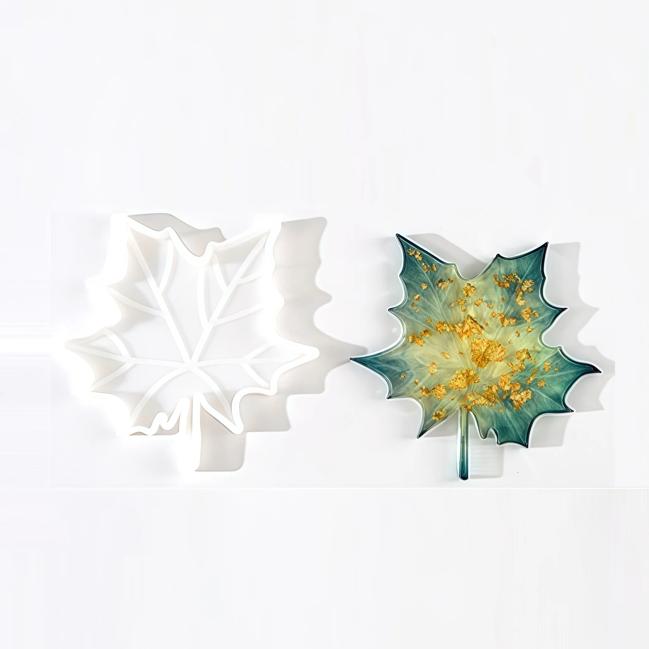 1PC Maple Leaf shaped Silicone Mold, DIY Soap, Candle, Resin Pendant Making, Festival Supplies, Festival Decoration Production