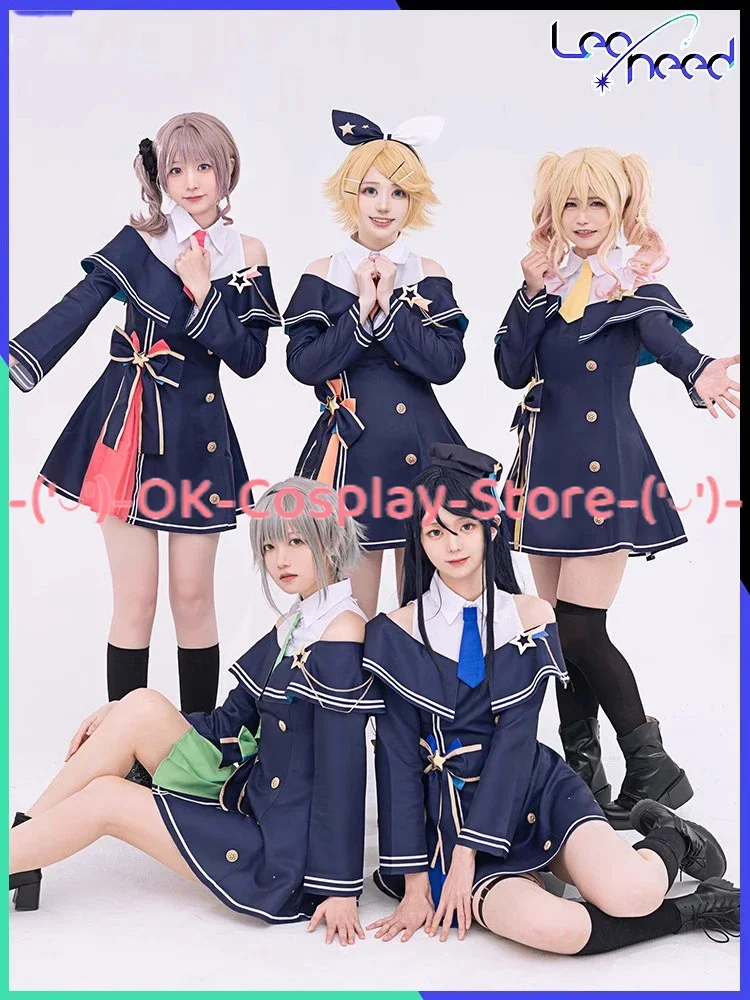 Game Leo/need Cosplay Costumes Hoshino Ichika Tenma Saki Mochizuki Honami Hinomori Shiho Rin Cosplay Dress Custom Made