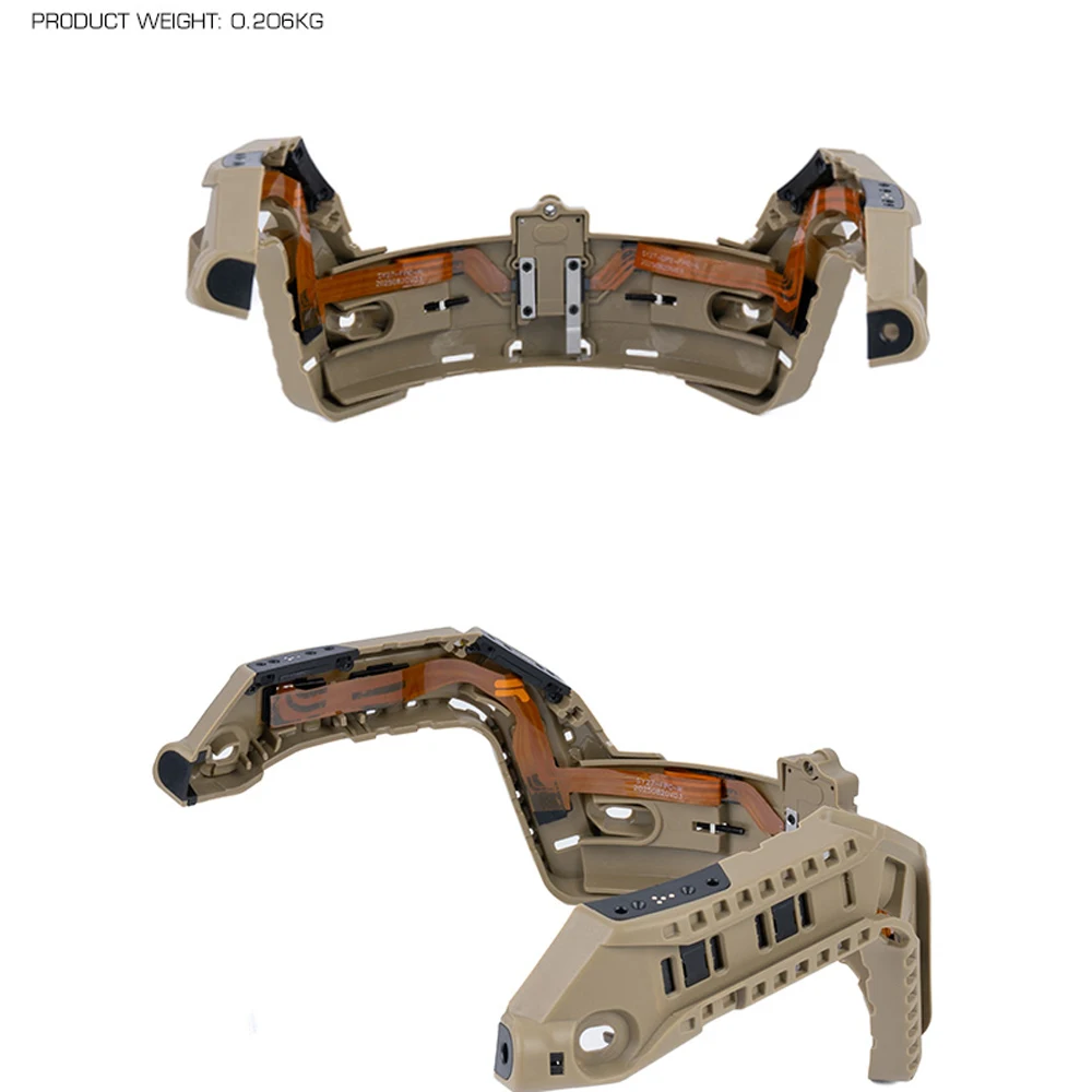 Tactical  Modular ARC Rail with 5 Locking Positions Compatible  Super High Cut FAST Helmet