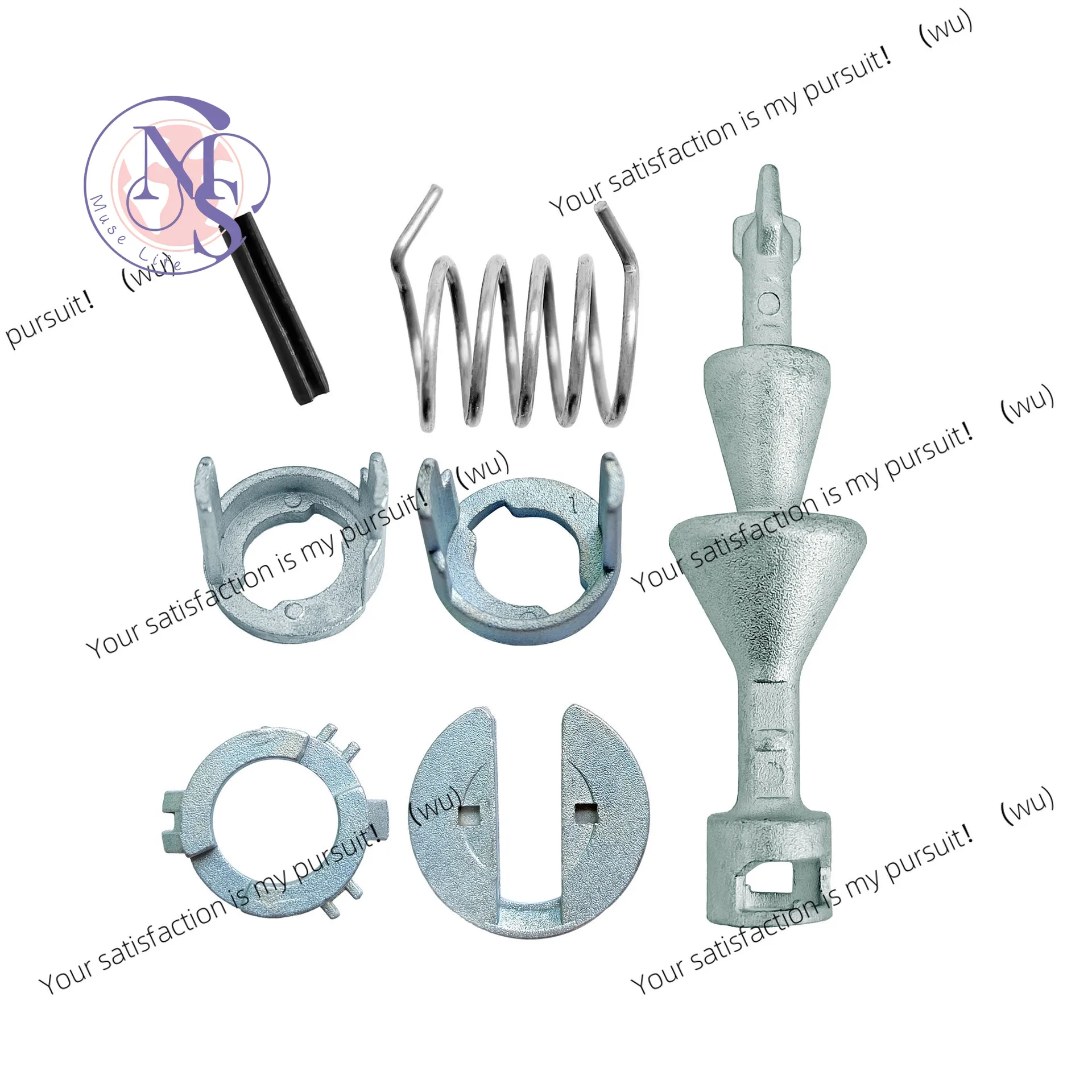 Suitable for BMW 3 Series E90 E91 E92 E93 Car Door Lock Cylinder Parts 7-Piece Repair Kit