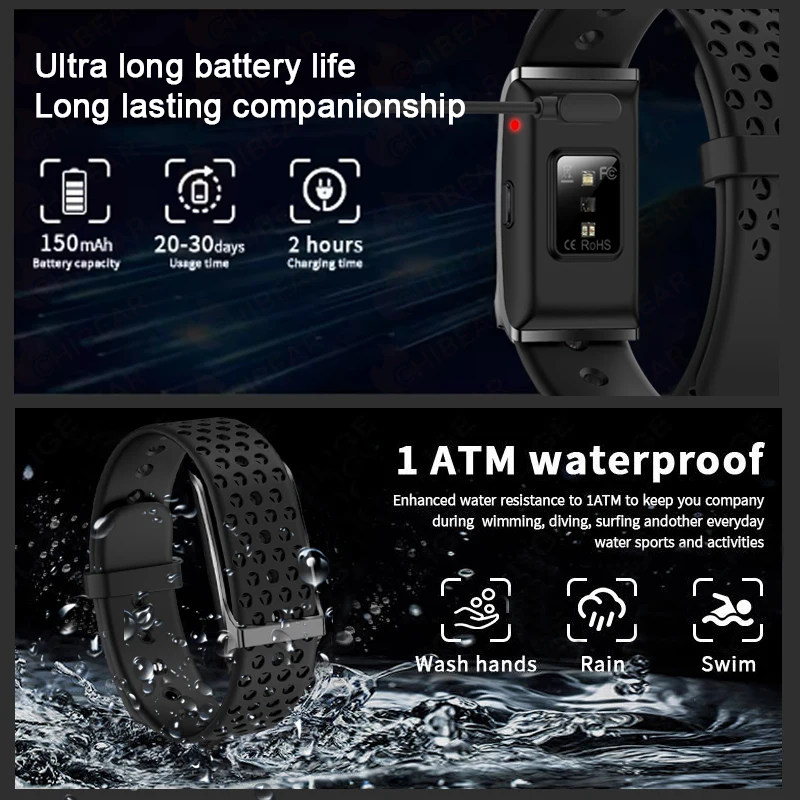 2025 nowy inteligentny zegarek mężczyźni liczenie kroków tryb Multi Sports połączenie wiadomość przypomnienie fotografia pilot Smartwatch inteligentna opaska